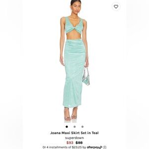 Superdown Joana Maxi Skirt Set